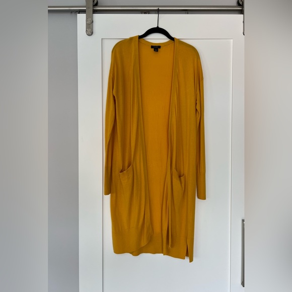 Halogen - extra long cardigan mustard color - size xs - Picture 3 of 7